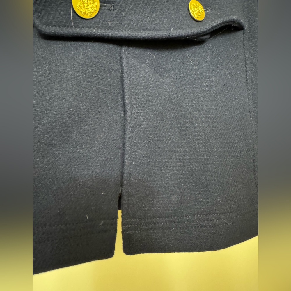 J. Crew Stadium Nello Gori Peacoat 8 - Picture 5 of 12